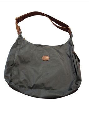 Longchamp Nylon Le Pliage Hobo Crossbody Bag -